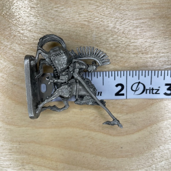 Vintage Ral Partha Pewter Mounted Lance Knight PP 660 - Picture 8 of 9